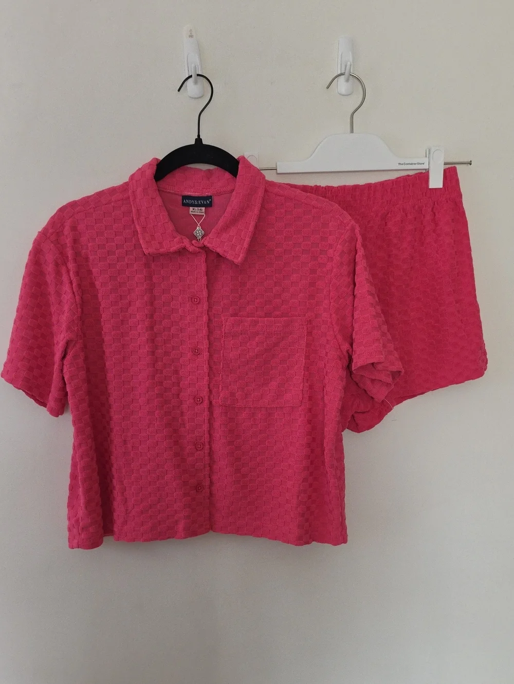 Andy & Evan Hot Pink Two-Piece Set Girl Teen Size 16